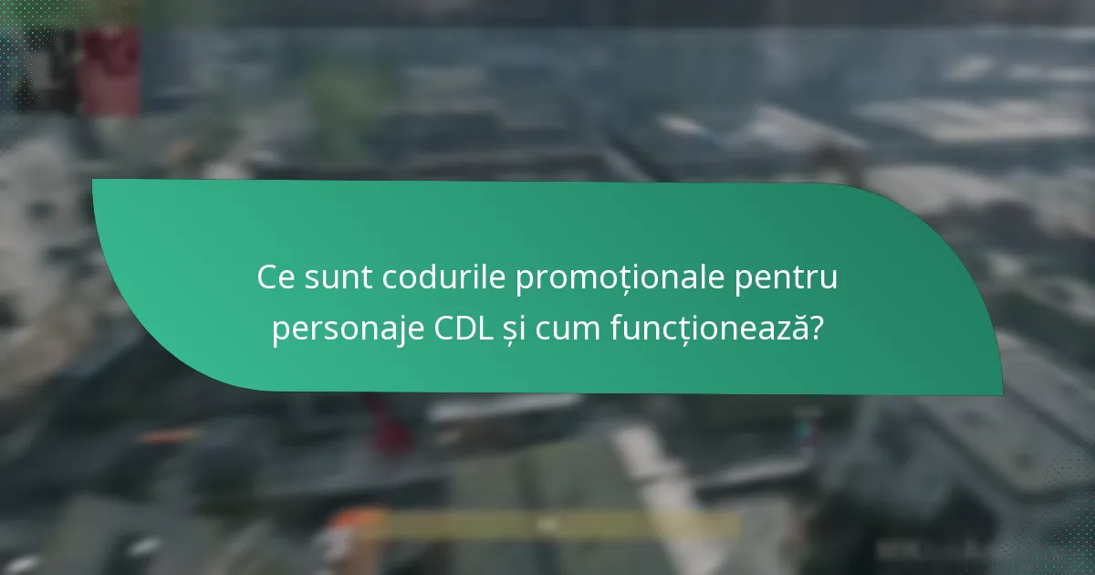 Cum afectează codurile promoționale CDL diferitele moduri de joc?